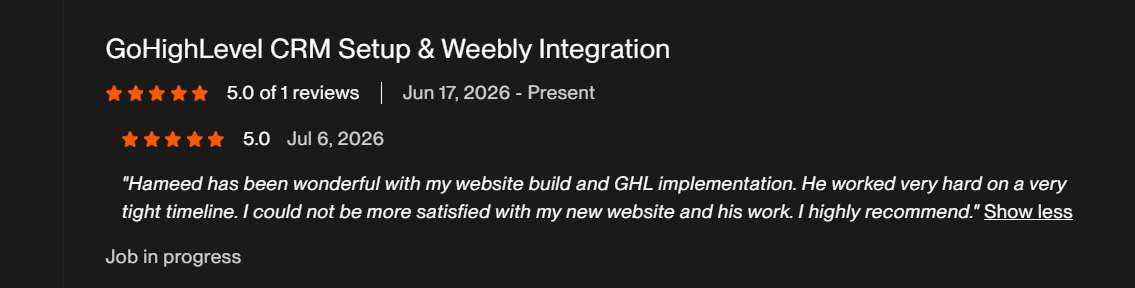 Client review 2